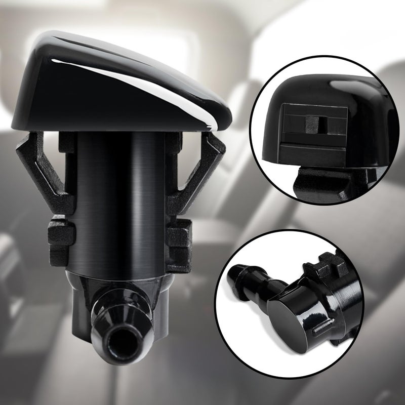 Belleone 2PCS Front Windshield Washer Nozzle Wiper Spray Kit fit for 2008-2012 Ford Fusion Mercury Milan Lincoln MKZ, Replacement for 8E5Z-17603-A - Image 3